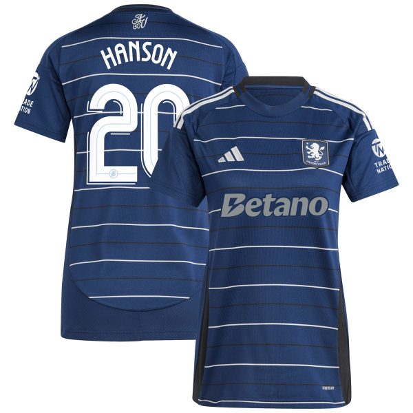 aston villa adidas third shirt 2024-25 – womens with hanson 20 cup printing Collection - Official Aston Villa Kits