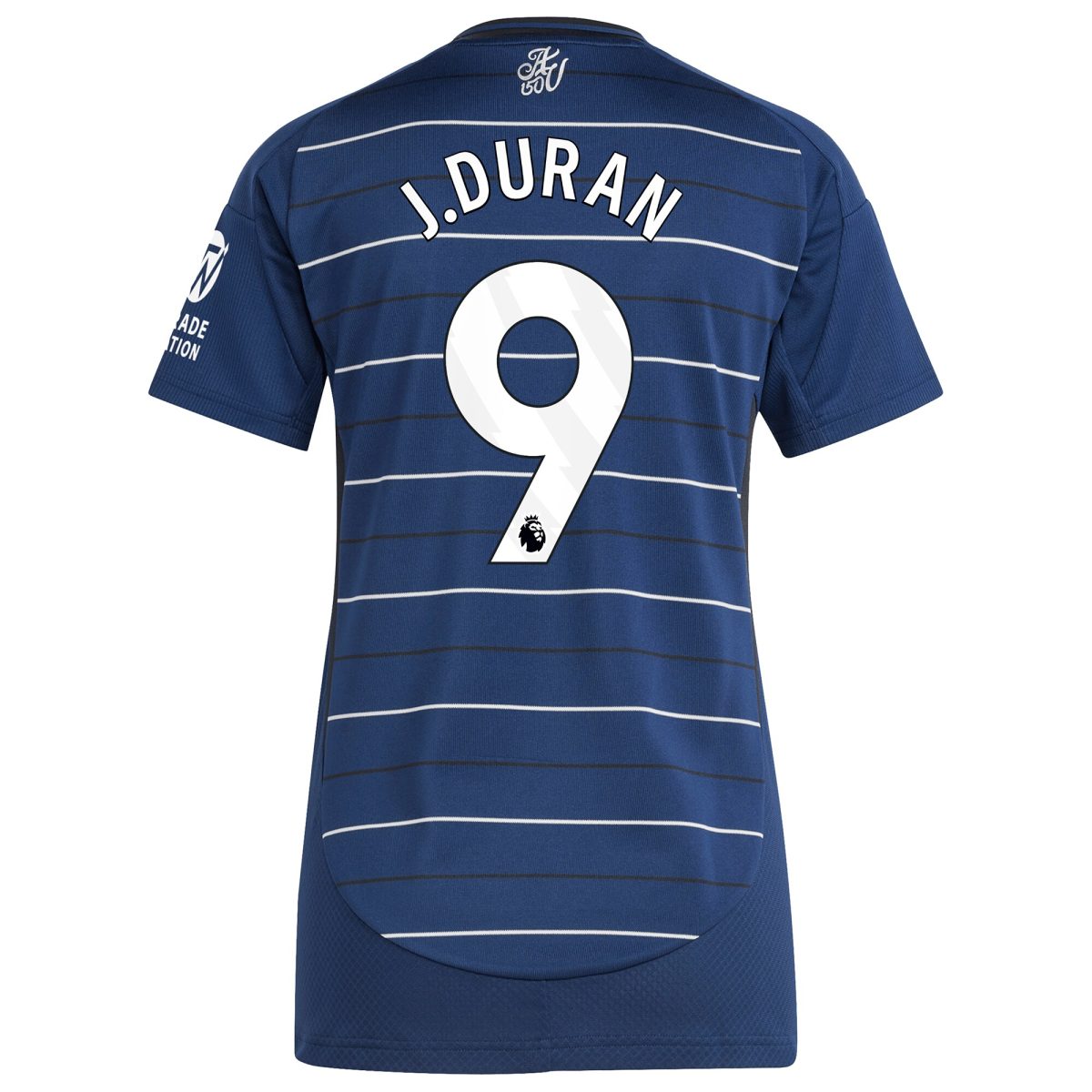aston villa adidas third shirt 2024-25 – womens with j.duran 9 printing Collection - Official Aston Villa Kits