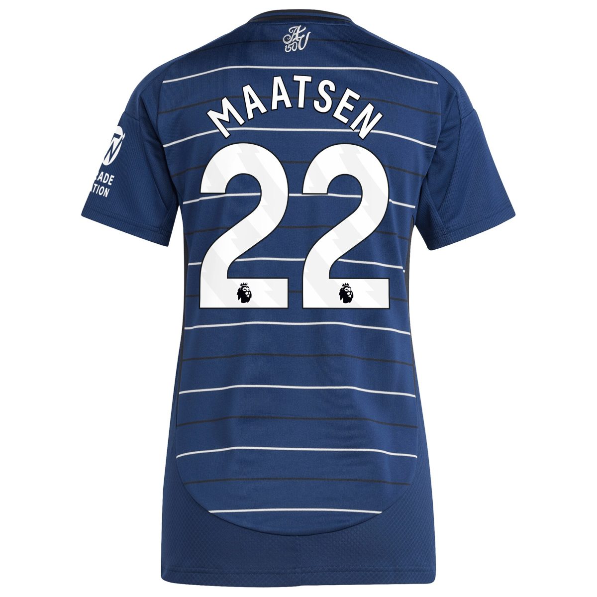 aston villa adidas third shirt 2024-25 – womens with maatsen 22 printing Collection - Official Aston Villa Kits
