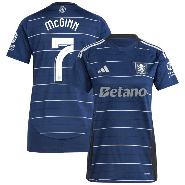 aston villa adidas third shirt 2024-25 – womens with mcginn 7 cup printing Collection - Official Aston Villa Kits