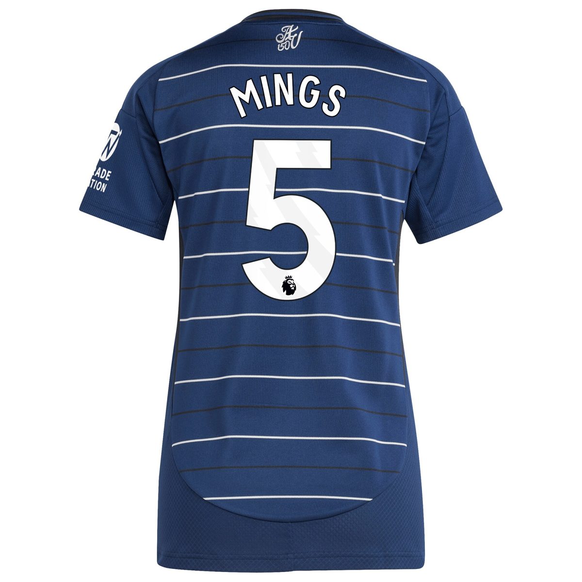 aston villa adidas third shirt 2024-25 – womens with mings 5 printing Collection - Official Aston Villa Kits