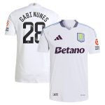 aston villa adidas wsl away authentic shirt 2024-25 with gabi nunes 28 printing Collection - Official Aston Villa Kits