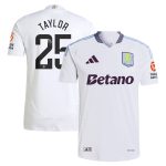aston villa adidas wsl away authentic shirt 2024-25 with taylor 25 printing Collection - Official Aston Villa Kits