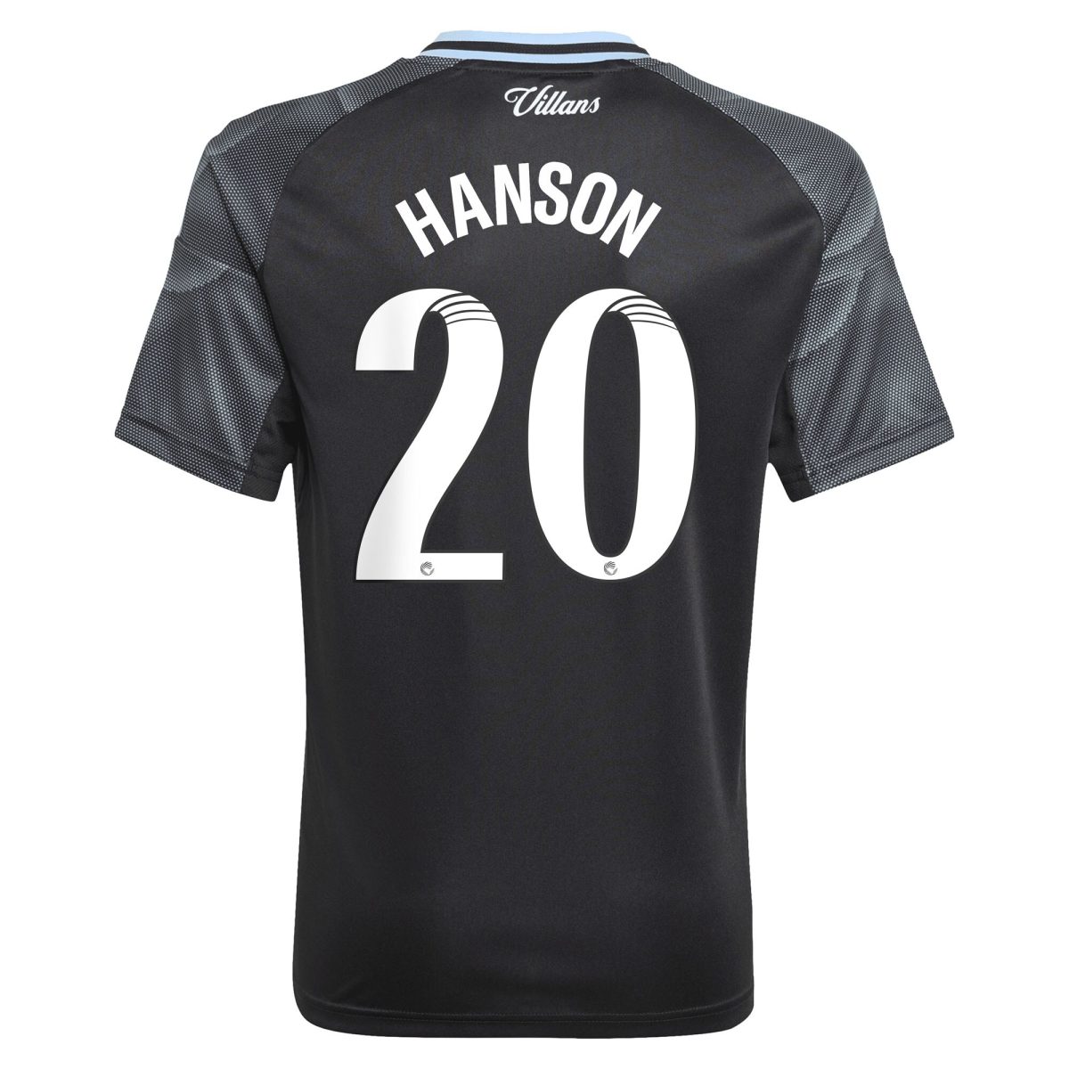 aston villa adidas wsl away shirt 2025-26 – kids with hanson 20 printing Collection - Official Aston Villa Kits