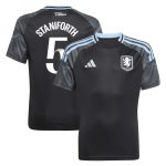 aston villa adidas wsl away shirt 2025-26 – kids with staniforth 5 printing Collection - Official Aston Villa Kits