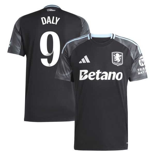 aston villa adidas wsl away shirt 2025-26 with daly 9 printing Collection - Official Aston Villa Kits