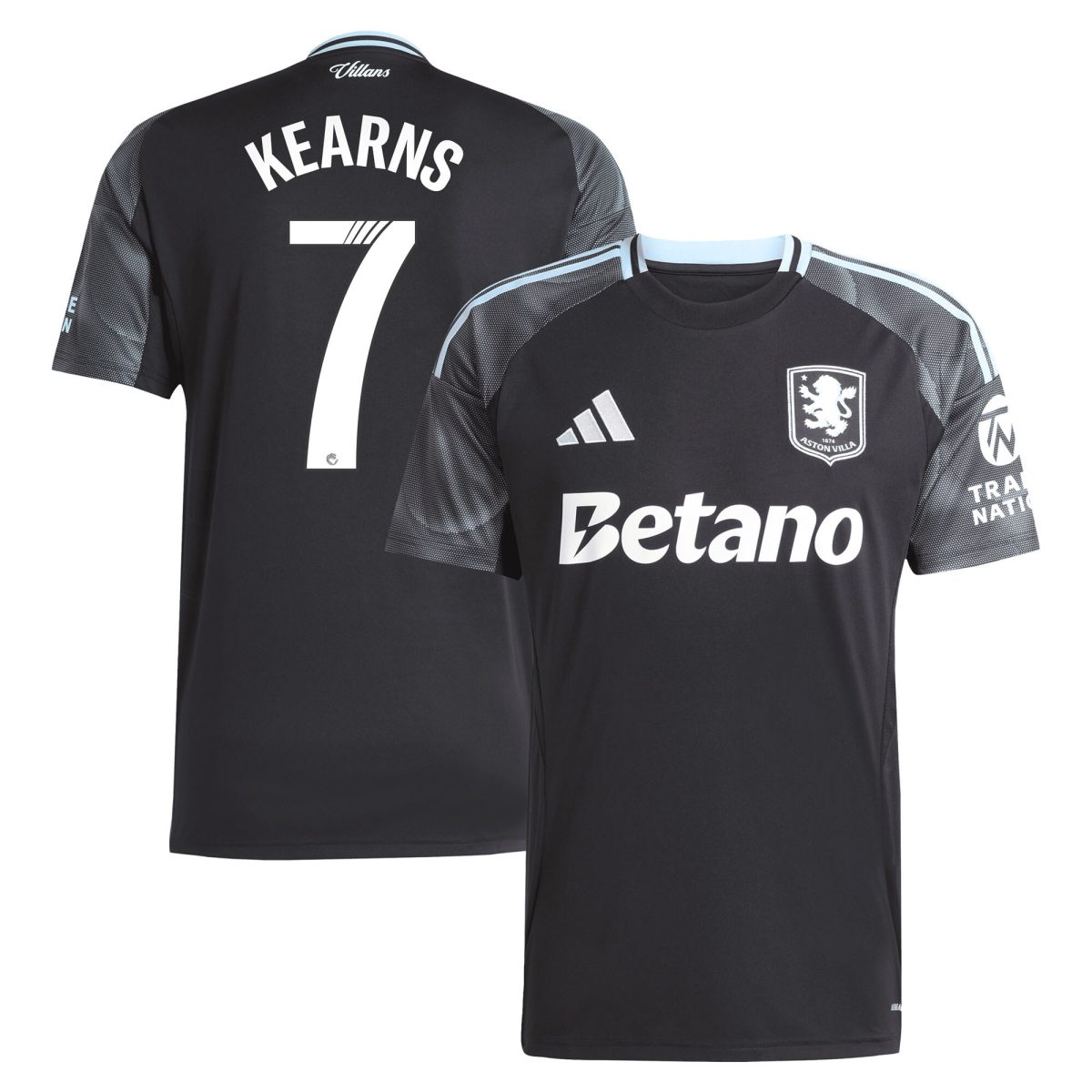 aston villa adidas wsl away shirt 2025-26 with kearns 7 printing Collection - Official Aston Villa Kits