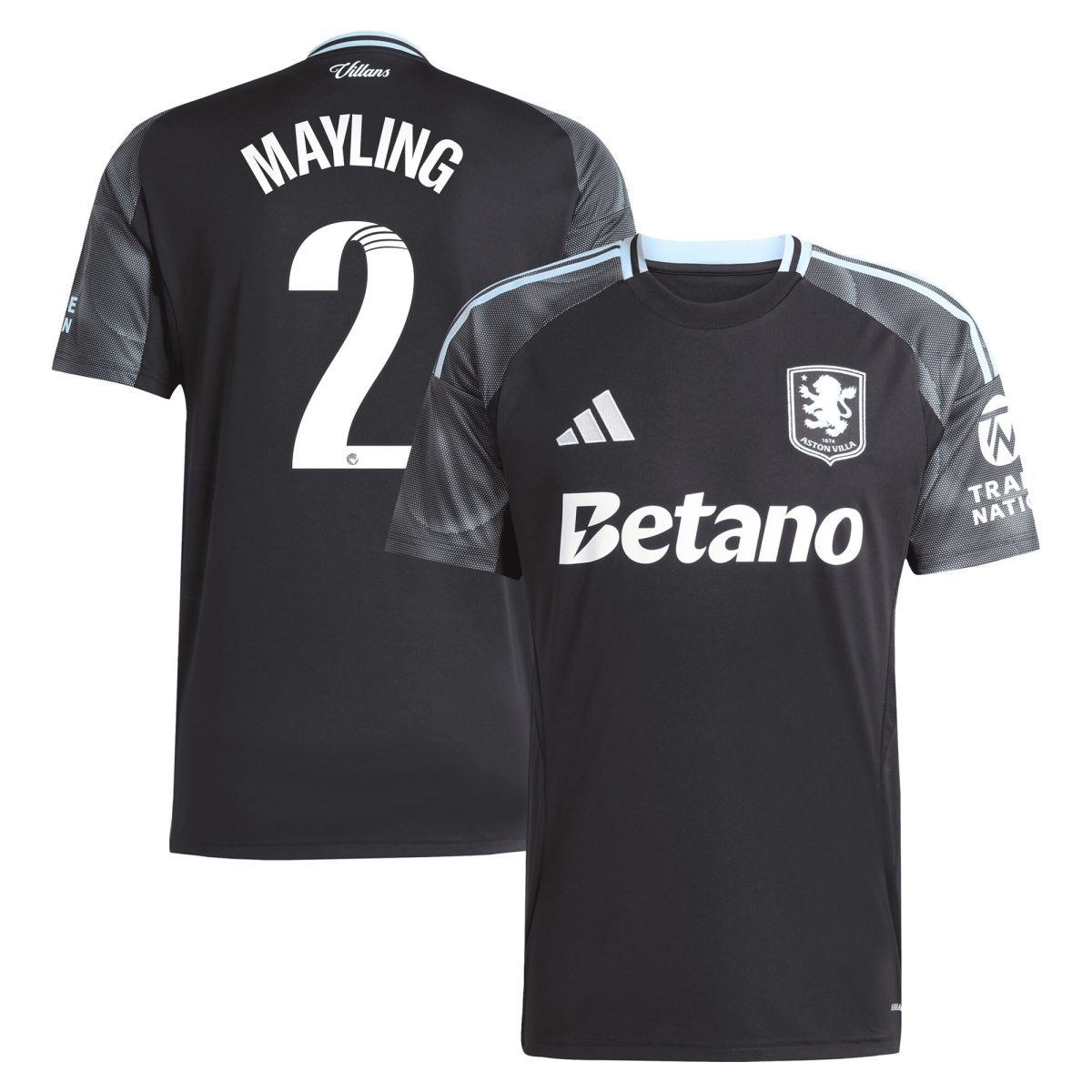 aston villa adidas wsl away shirt 2025-26 with mayling 2 printing Collection - Official Aston Villa Kits