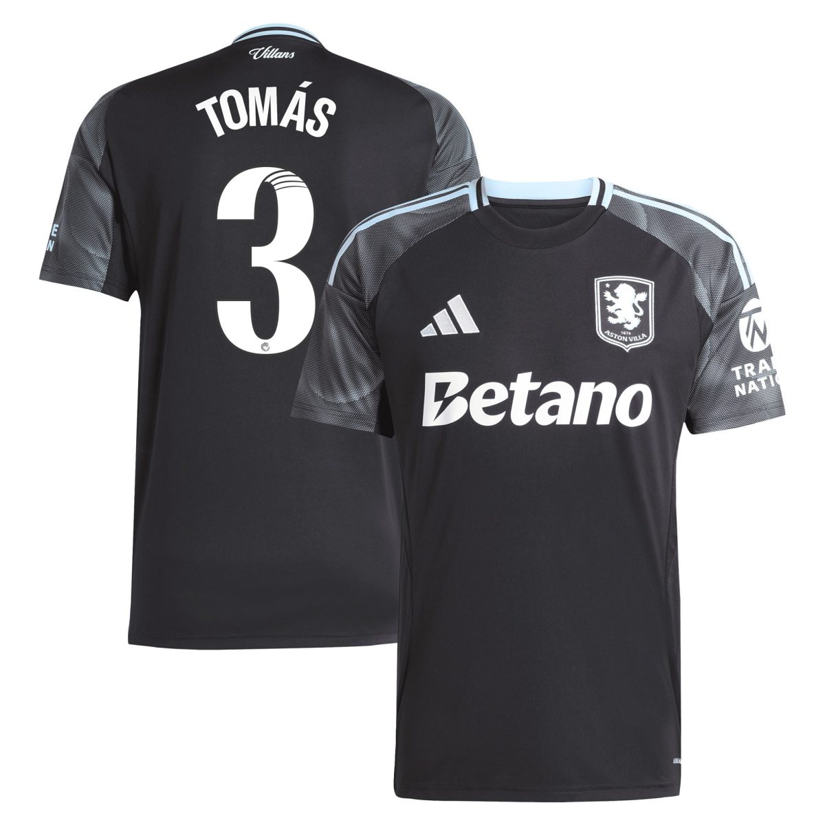 aston villa adidas wsl away shirt 2025-26 with tomás 3 printing Collection - Official Aston Villa Kits