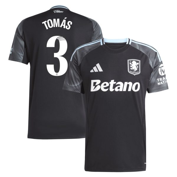 aston villa adidas wsl away shirt 2025-26 with tomás 3 printing Collection - Official Aston Villa Kits