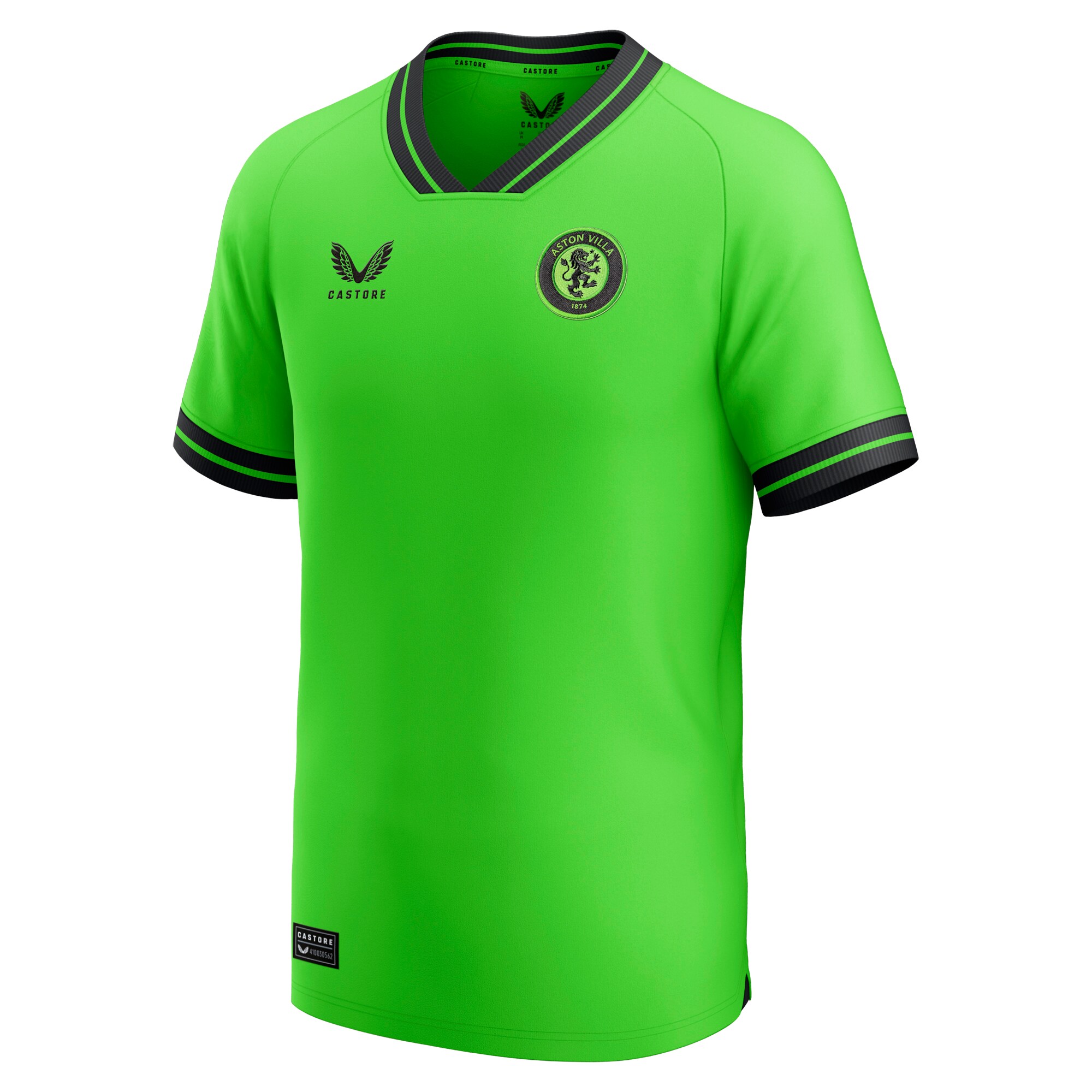 aston villa castore away goalkeeper shirt 2023-24 – kids with custom printing Collection - Official Aston Villa Kits