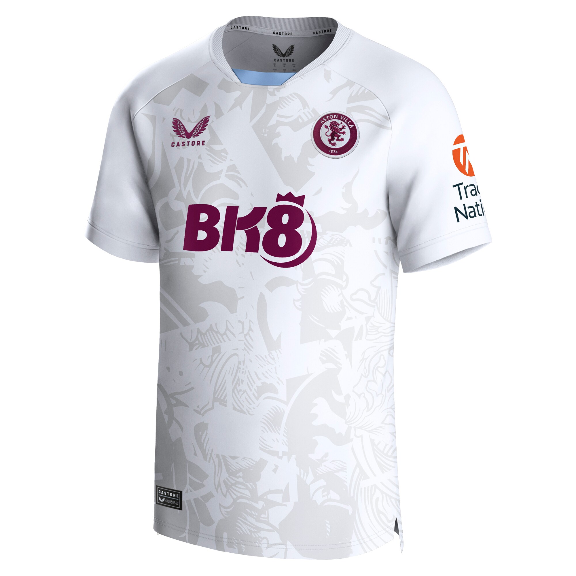 aston villa castore away shirt 2023-24 with custom printing Collection - Official Aston Villa Kits