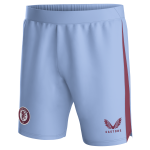 aston villa castore away shorts 2023-24 – kids with custom printing Collection - Official Aston Villa Kits