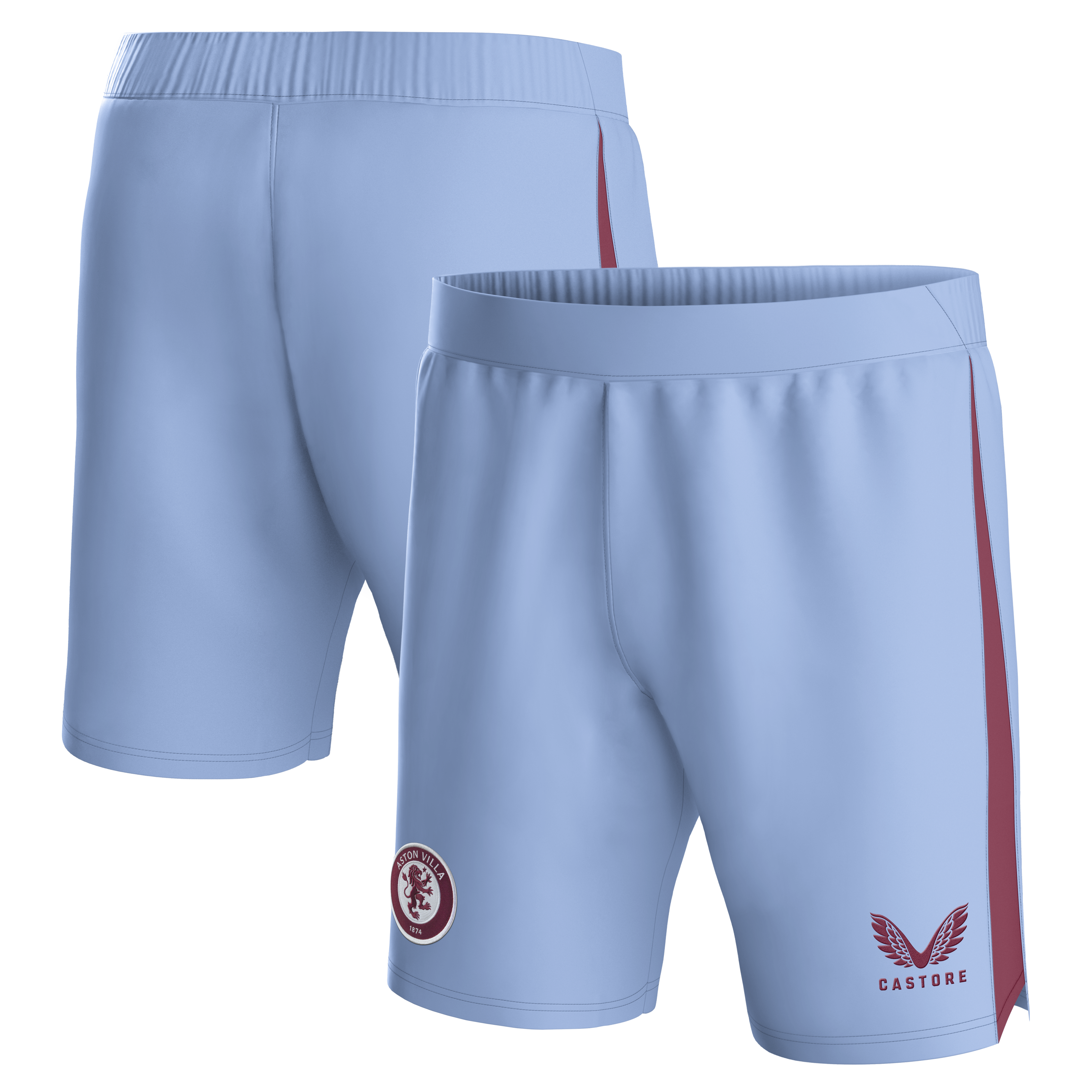 aston villa castore away shorts 2023-24 – kids Collection - Official Aston Villa Kits