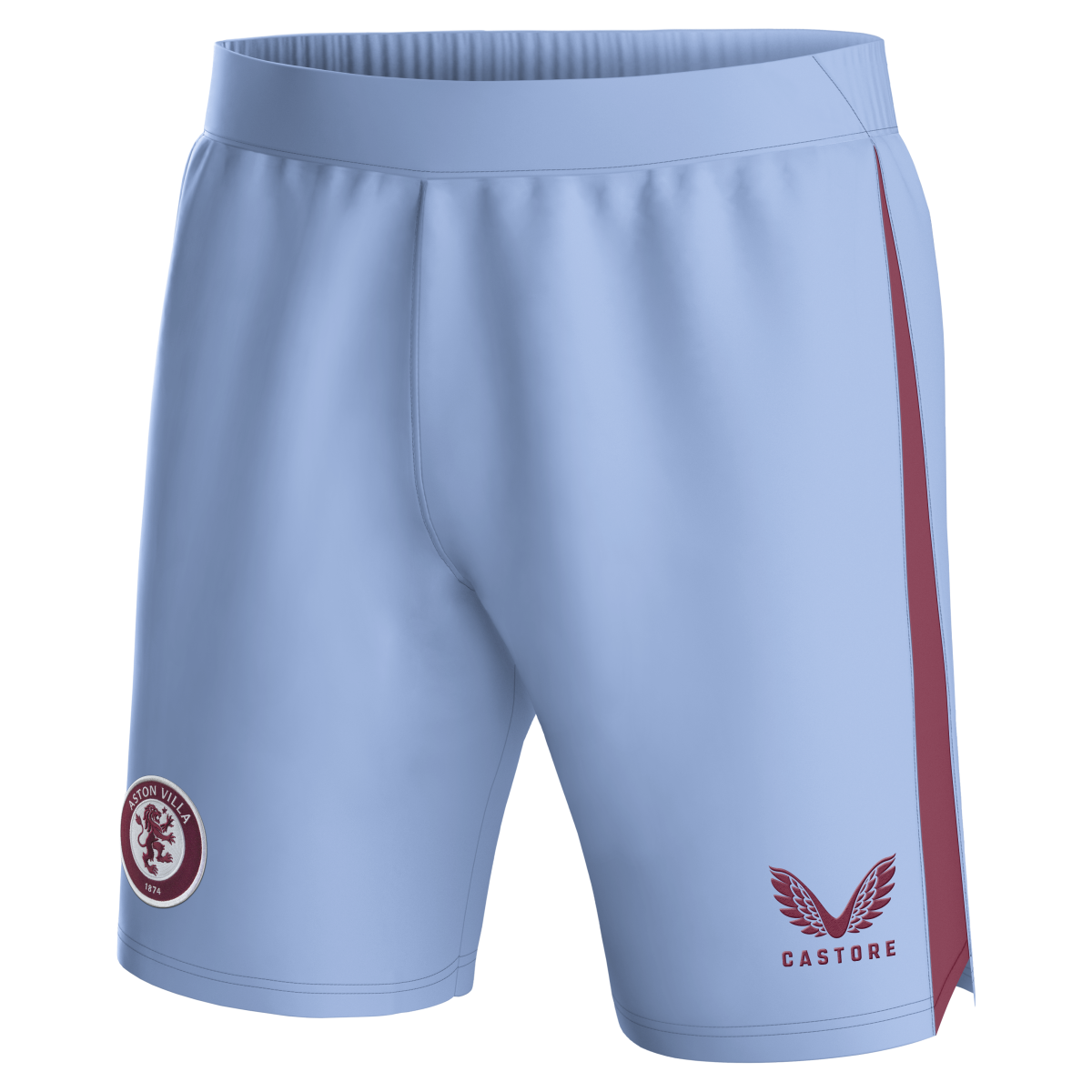 aston villa castore away shorts 2023-24 with custom printing Collection - Official Aston Villa Kits