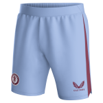 aston villa castore away shorts 2023-24 with custom printing Collection - Official Aston Villa Kits