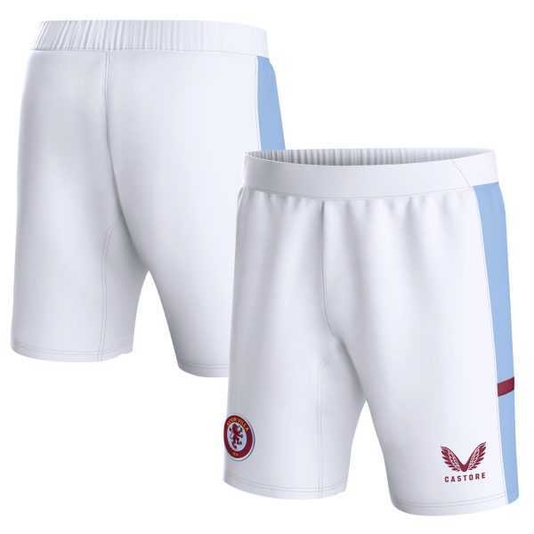 aston villa castore home shorts 2023-24 – kids with custom printing Collection - Official Aston Villa Kits