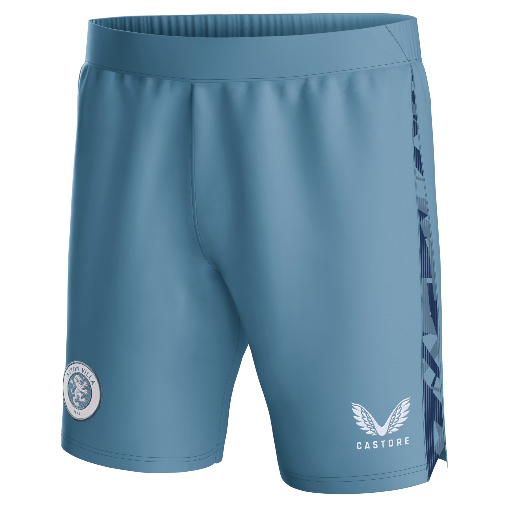 aston villa castore third shorts 2023-24 – kids with custom printing Collection - Official Aston Villa Kits
