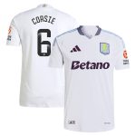 aston villa wsl adidas away authentic shirt 2024-25 with corsie 6 printing Collection - Official Aston Villa Kits