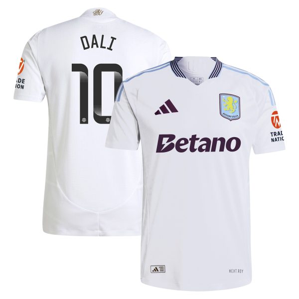 aston villa wsl adidas away authentic shirt 2024-25 with dali 10 printing Collection - Official Aston Villa Kits