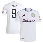 aston villa wsl adidas away authentic shirt 2024-25 with daly 9 printing Collection - Official Aston Villa Kits