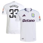 aston villa wsl adidas away authentic shirt 2024-25 with pacheco 33 printing Collection - Official Aston Villa Kits