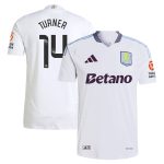 aston villa wsl adidas away authentic shirt 2024-25 with turner 14 printing Collection - Official Aston Villa Kits