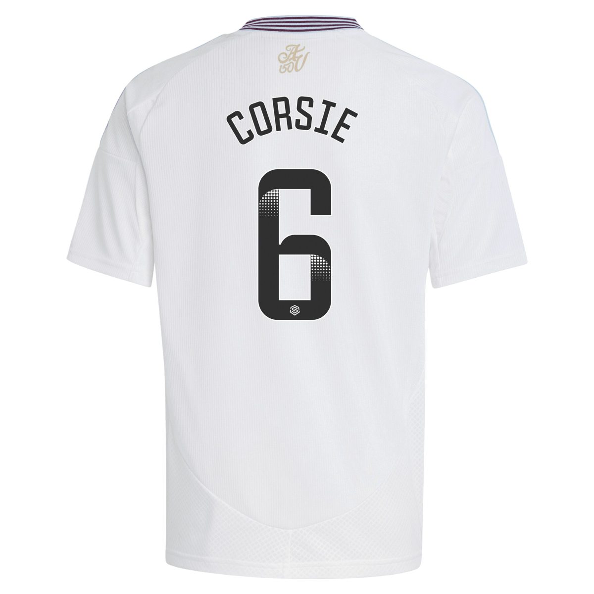 aston villa wsl adidas away shirt 2024-25 – kids with corsie 6 printing Collection - Official Aston Villa Kits