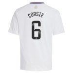 aston villa wsl adidas away shirt 2024-25 – kids with corsie 6 printing Collection - Official Aston Villa Kits