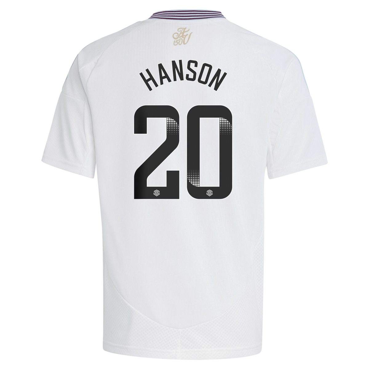 aston villa wsl adidas away shirt 2024-25 – kids with hanson 20 printing Collection - Official Aston Villa Kits