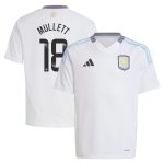 aston villa wsl adidas away shirt 2024-25 – kids with mullett 18 printing Collection - Official Aston Villa Kits