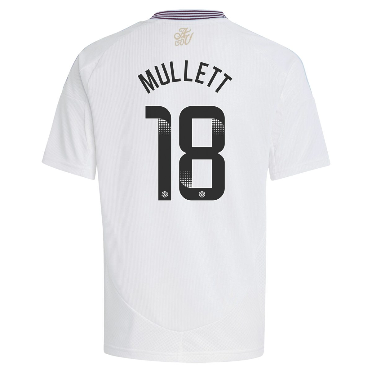 aston villa wsl adidas away shirt 2024-25 – kids with mullett 18 printing Collection - Official Aston Villa Kits