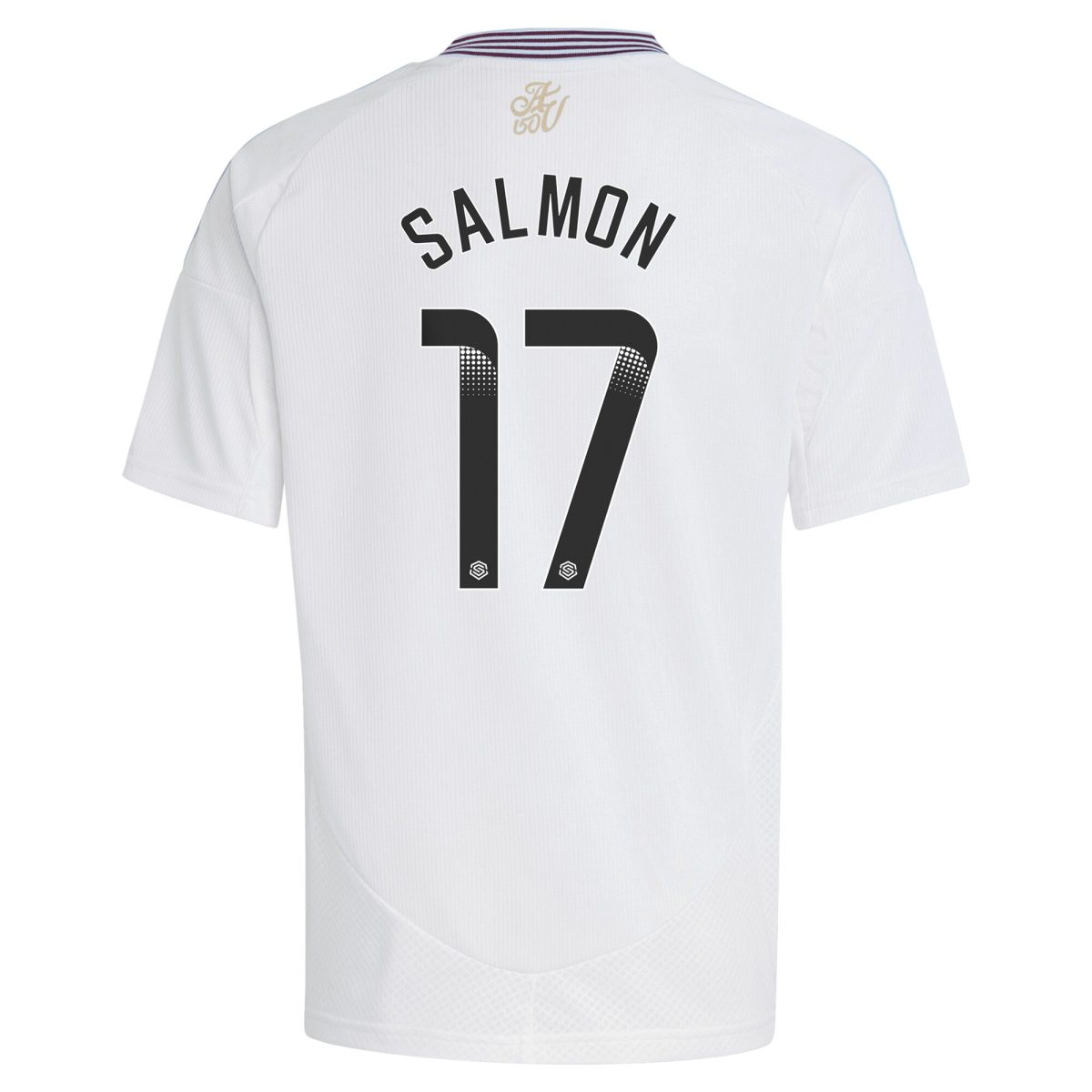 aston villa wsl adidas away shirt 2024-25 – kids with salmon 17 printing Collection - Official Aston Villa Kits