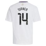 aston villa wsl adidas away shirt 2024-25 – kids with turner 14 printing Collection - Official Aston Villa Kits