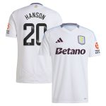 aston villa wsl adidas away shirt 2024-25 with hanson 20 printing Collection - Official Aston Villa Kits