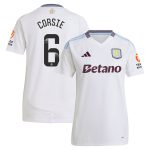 aston villa wsl adidas away shirt 2024-25 – womens with corsie 6 printing Collection - Official Aston Villa Kits