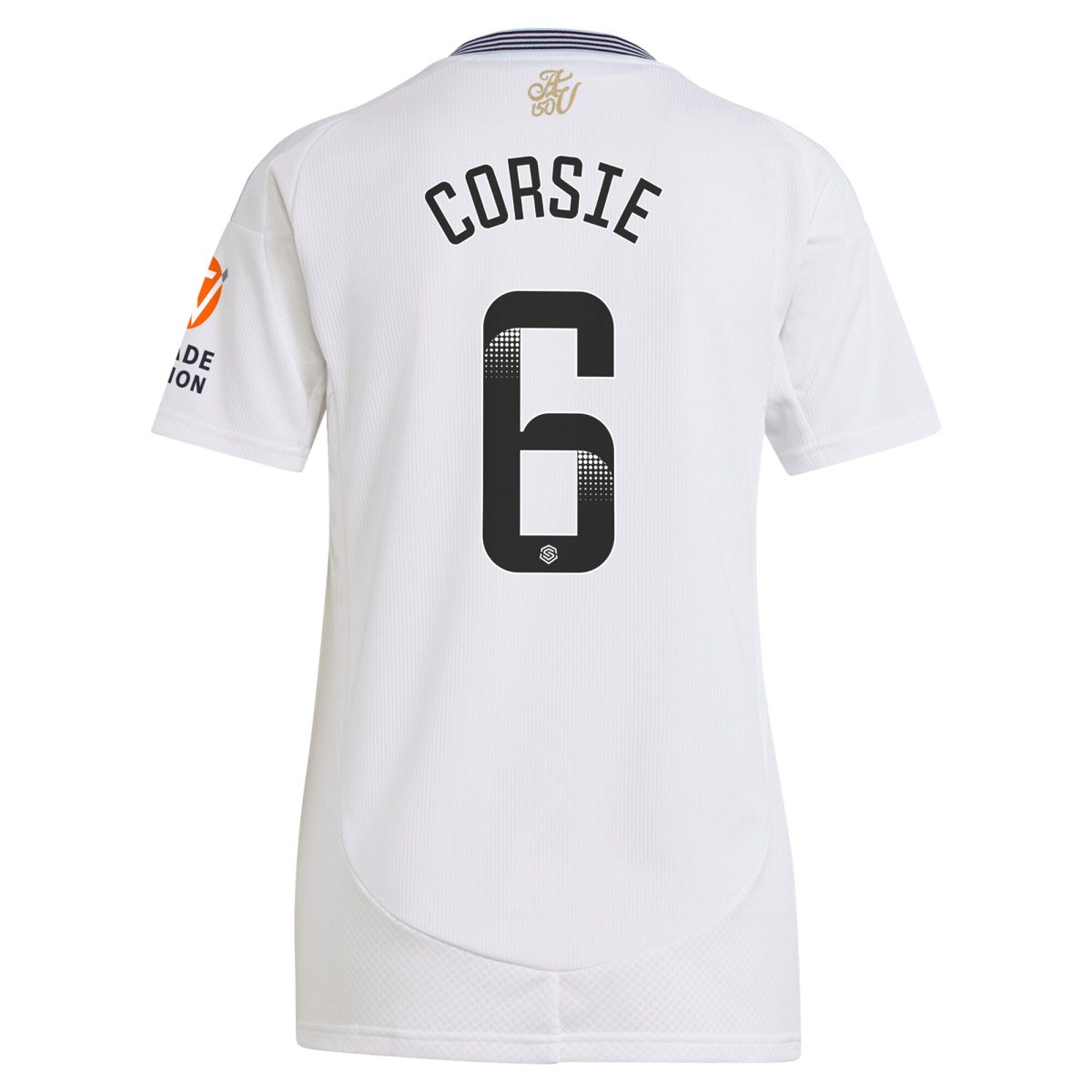 aston villa wsl adidas away shirt 2024-25 – womens with corsie 6 printing Collection - Official Aston Villa Kits