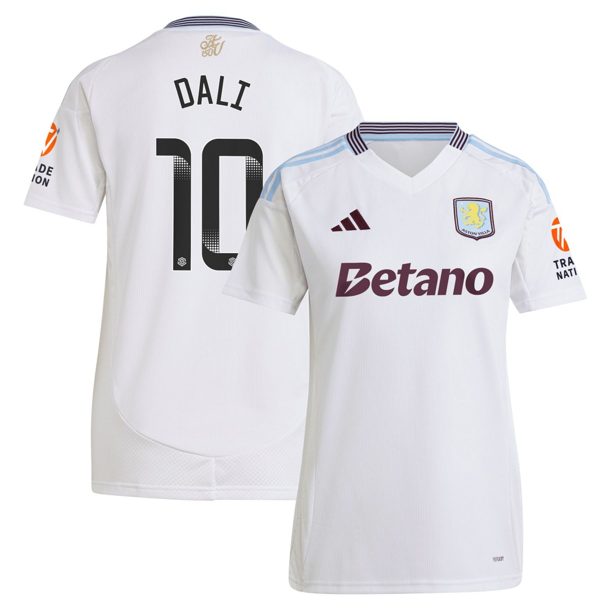 aston villa wsl adidas away shirt 2024-25 – womens with dali 10 printing Collection - Official Aston Villa Kits