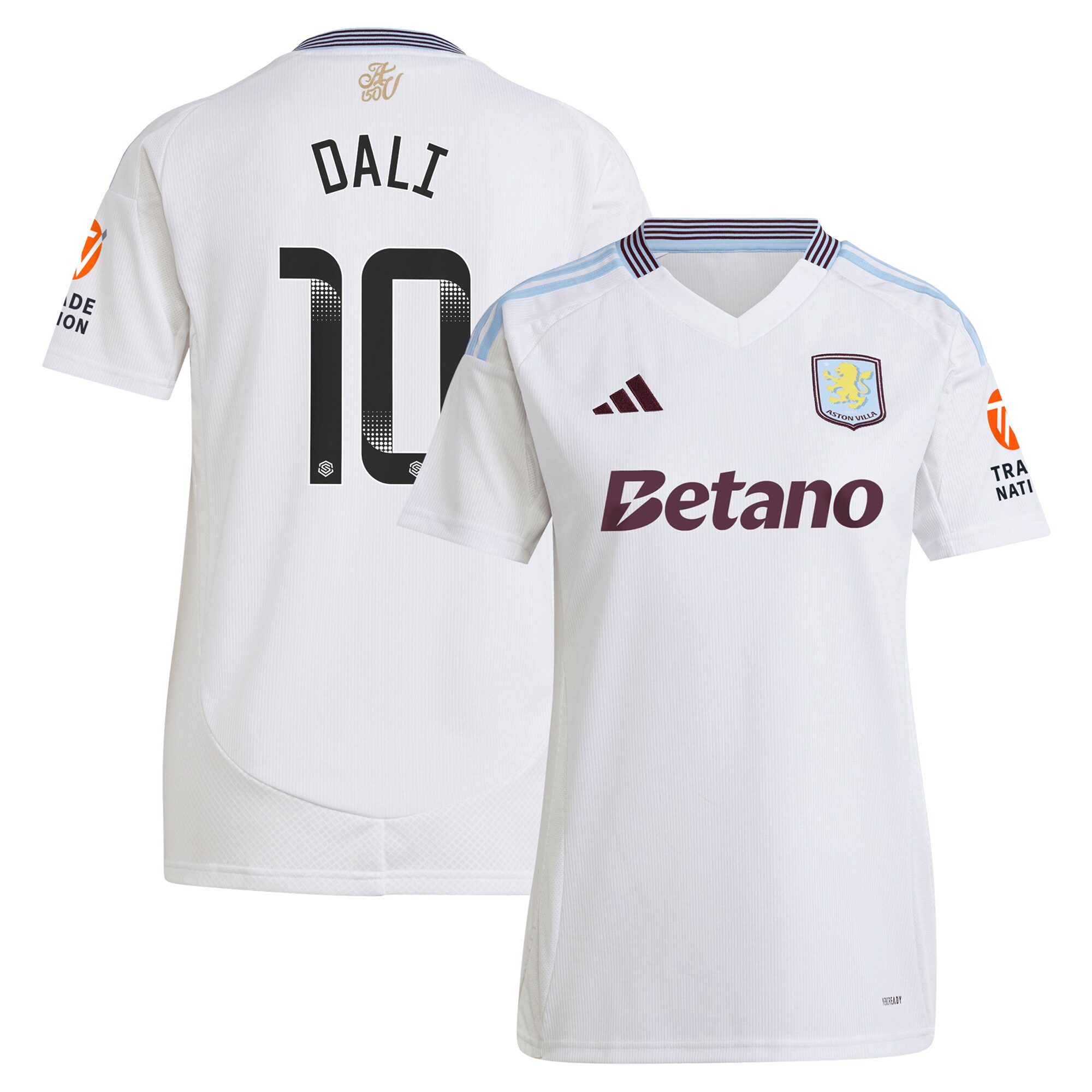 aston villa wsl adidas away shirt 2024-25 – womens with dali 10 printing Collection - Official Aston Villa Kits