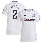 aston villa wsl adidas away shirt 2024-25 – womens with mayling 2 printing Collection - Official Aston Villa Kits