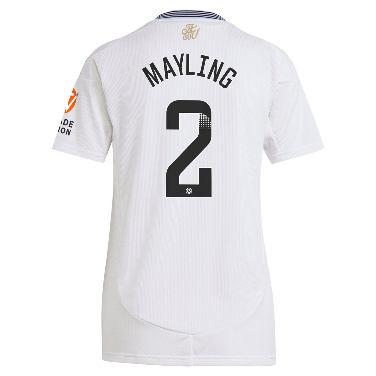 aston villa wsl adidas away shirt 2024-25 – womens with mayling 2 printing Collection - Official Aston Villa Kits
