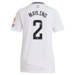 aston villa wsl adidas away shirt 2024-25 – womens with mayling 2 printing Collection - Official Aston Villa Kits