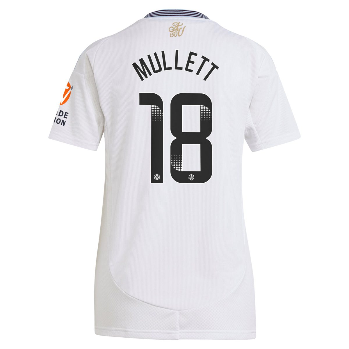 aston villa wsl adidas away shirt 2024-25 – womens with mullett 18 printing Collection - Official Aston Villa Kits