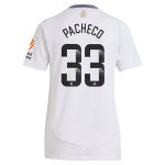 aston villa wsl adidas away shirt 2024-25 – womens with pacheco 33 printing Collection - Official Aston Villa Kits