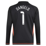 aston villa wsl adidas goalkeeper shirt 2024-25 – long sleeve – kids with d8217angelo 1 printing Collection - Official Aston Villa Kits