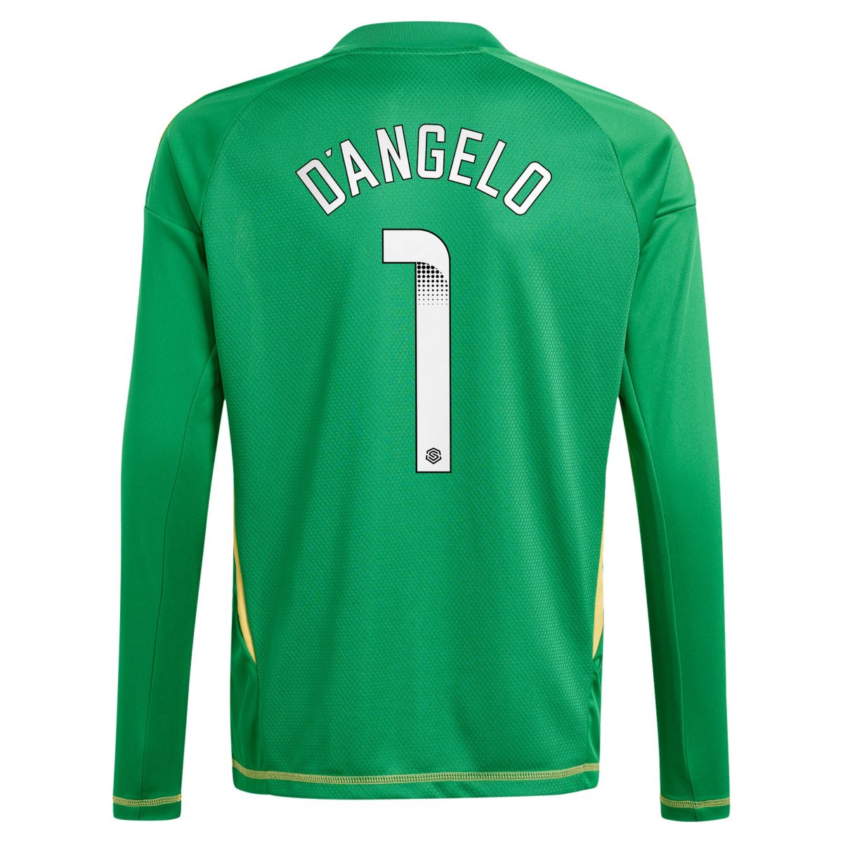 aston villa wsl adidas goalkeeper shirt 2024-25 – long sleeve – kids with dangelo 1 printing – 202712206-01 Collection - Official Aston Villa Kits