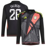 aston villa wsl adidas goalkeeper shirt 2024-25 – long sleeve – kids with talbert 26 printing Collection - Official Aston Villa Kits