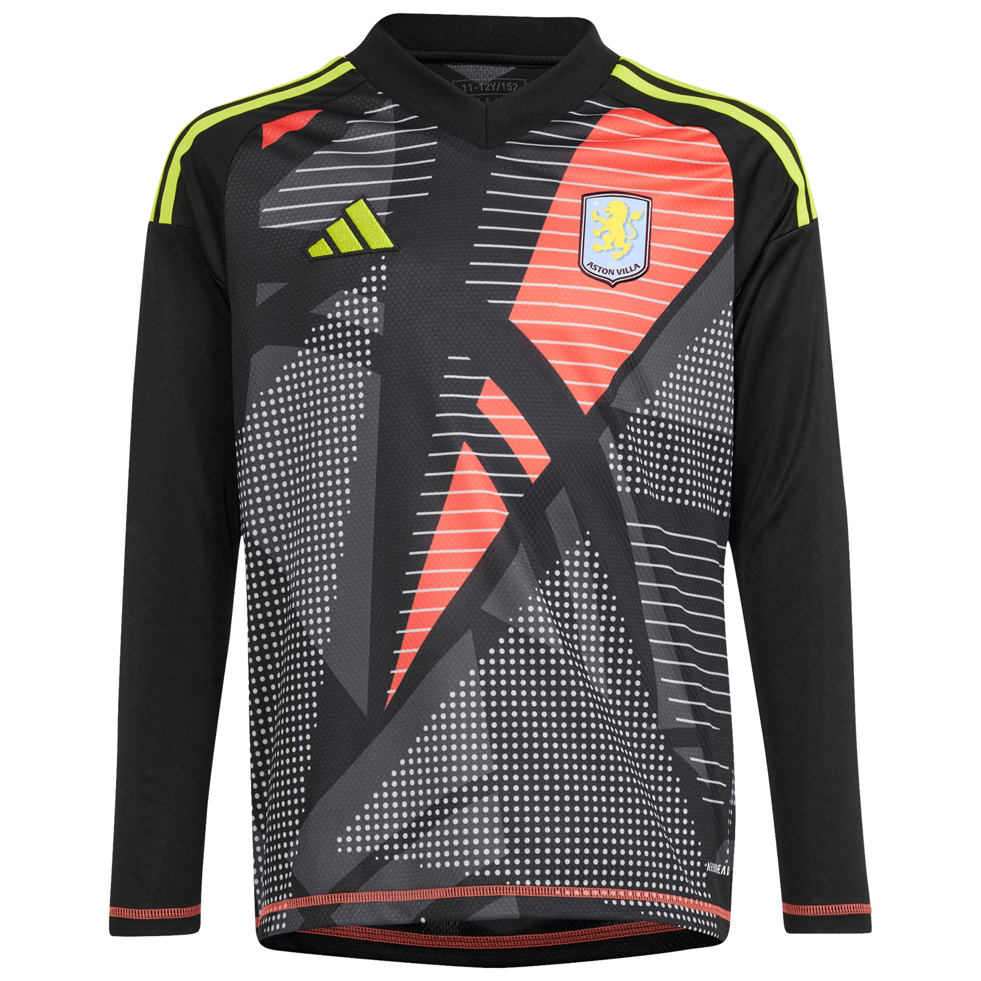 aston villa wsl adidas goalkeeper shirt 2024-25 – long sleeve – kids with talbert 26 printing Collection - Official Aston Villa Kits