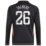 aston villa wsl adidas goalkeeper shirt 2024-25 – long sleeve – kids with talbert 26 printing Collection - Official Aston Villa Kits