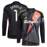 aston villa wsl adidas goalkeeper shirt 2024-25 – long sleeve with dangelo 1 printing 202712202 Collection - Official Aston Villa Kits